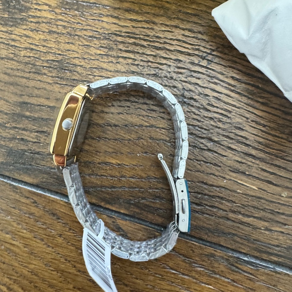 Invicta Gold and Silver Rectangular Watch Brand n… - image 3